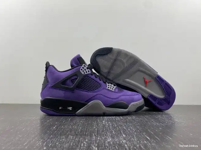 Suede 4 Jordan x Air Travis Purple Scott 0508